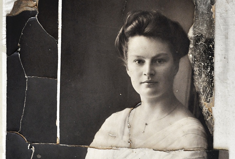 portret tajemniczej kobiety